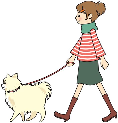 clipart walking dog|woman walking dog clip art.